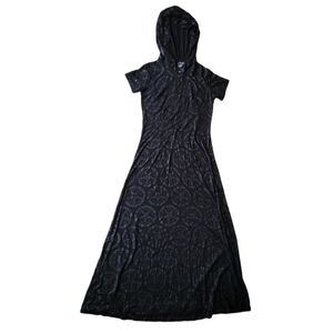 RARE DISCONTINUED-KILLSTAR Baphomet Pentagram Sigil Maxi Dress Size S EUC